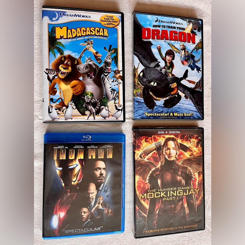Dreamworks, Marvel & Lionsgate Adventure DVD Set